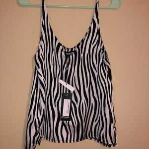 Nasty Gal Tops - nasty gal zebra print top Nasty Gal Tops - nasty gal zebra print top